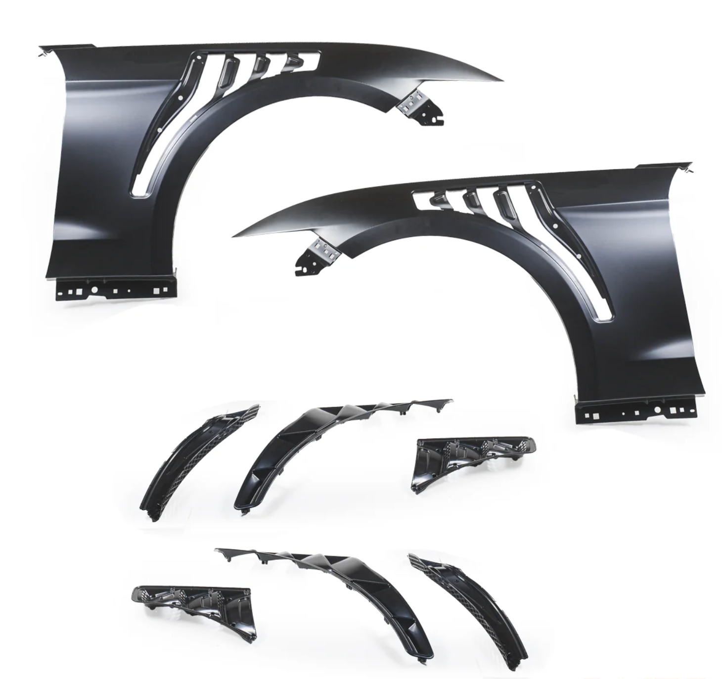 GT500 KR Style Front Fenders (Aluminium) for 15-23 Ford Mustang FM/FN