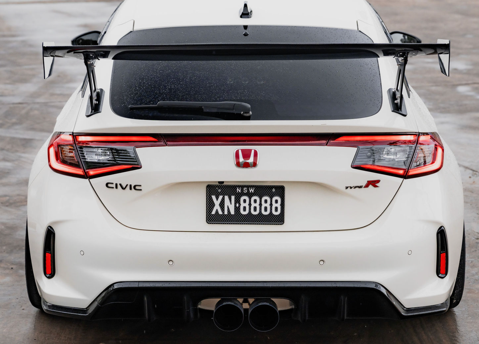 VRS-I Style Wing Spoiler (Carbon Fibre) for 23+ Honda Civic Type R FL5