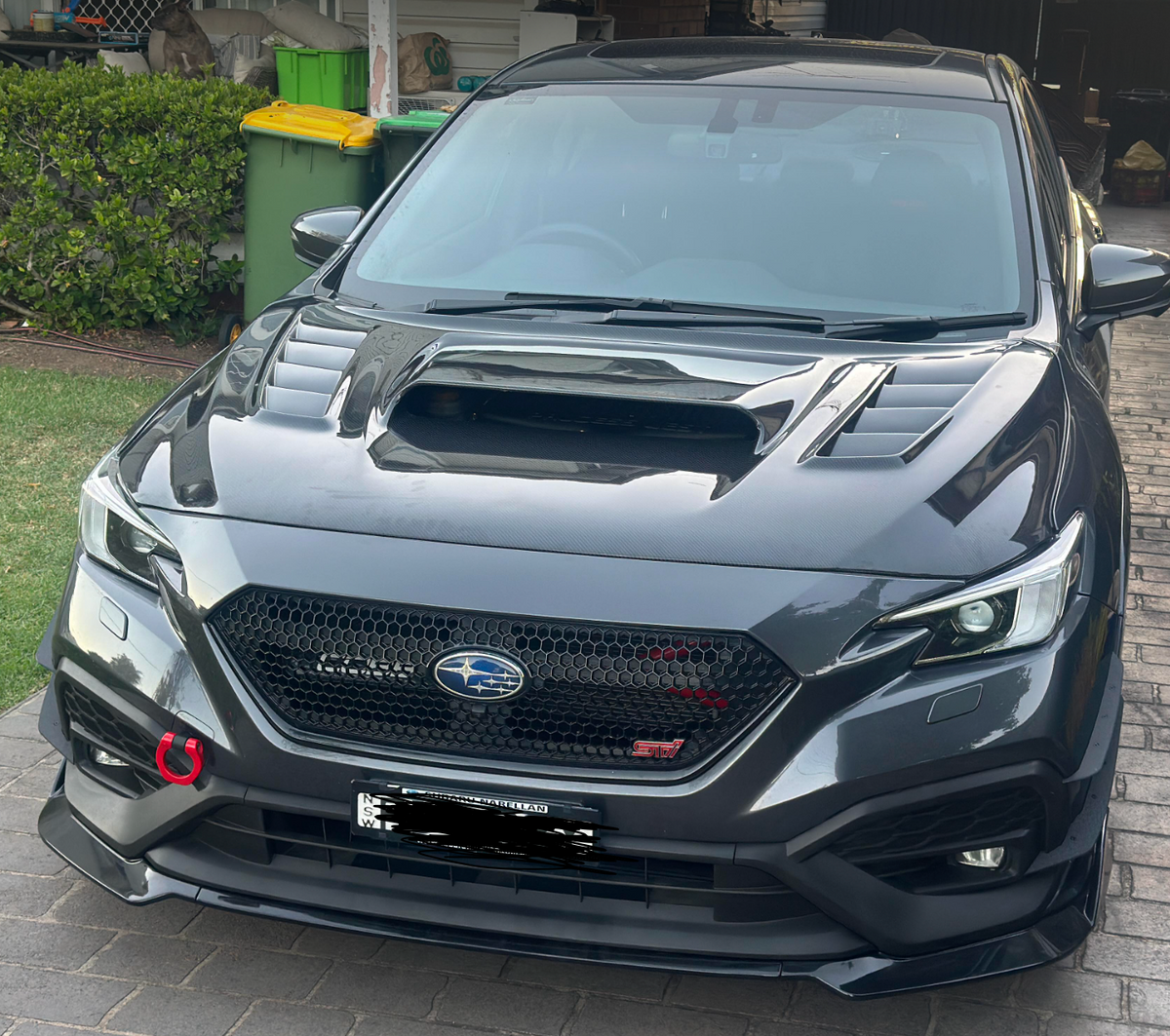 Varis Arising-I Style Vented Bonnet/Hood for 22+ Subaru WRX VB/VN S4