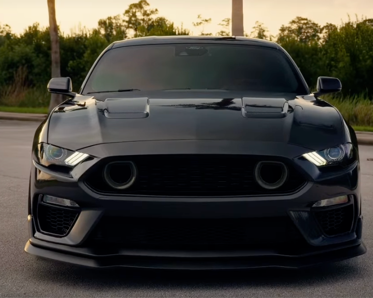 GTV-Style Front Grill w LED for 24+ Ford Mustang FO S650