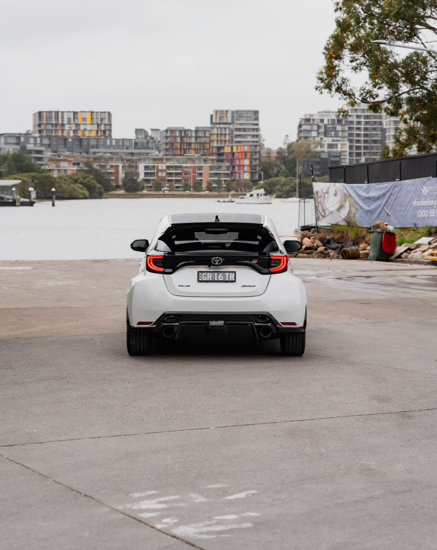 Garage Vary Rear Diffuser and Centre Diffuser (Carbon Fibre) for 20+ Toyota GR Yaris MXPA12