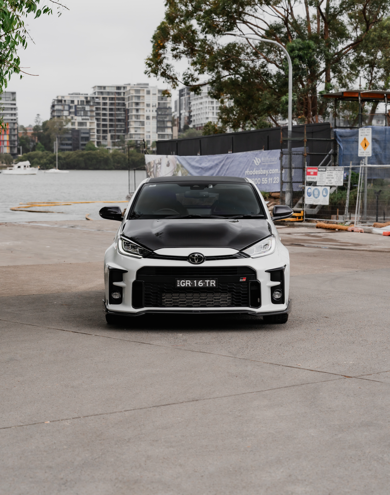 Euro Design Front Diffuser for 20+ Toyota GR Yaris MXPA12