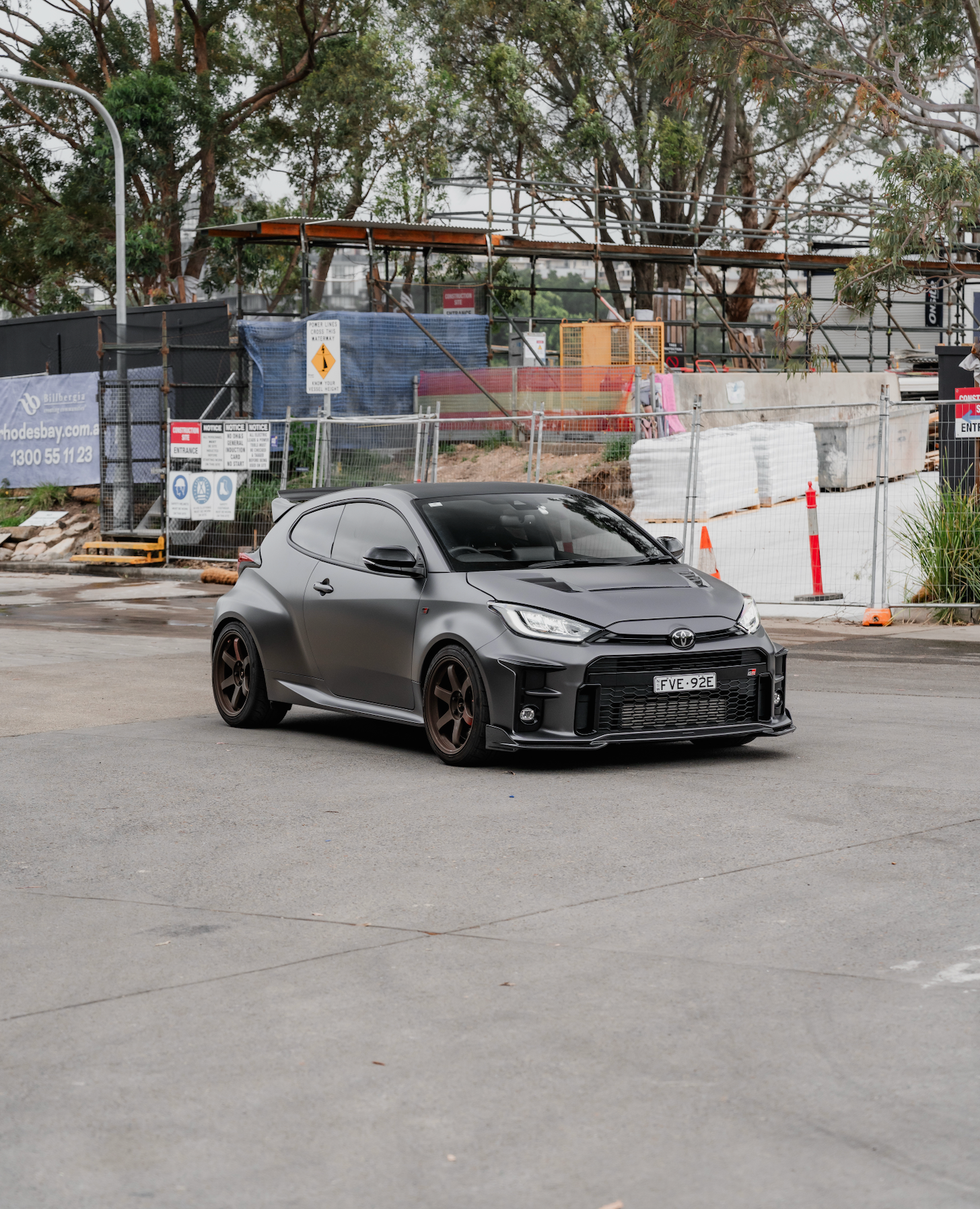 Euro Design Front Diffuser for 20+ Toyota GR Yaris MXPA12