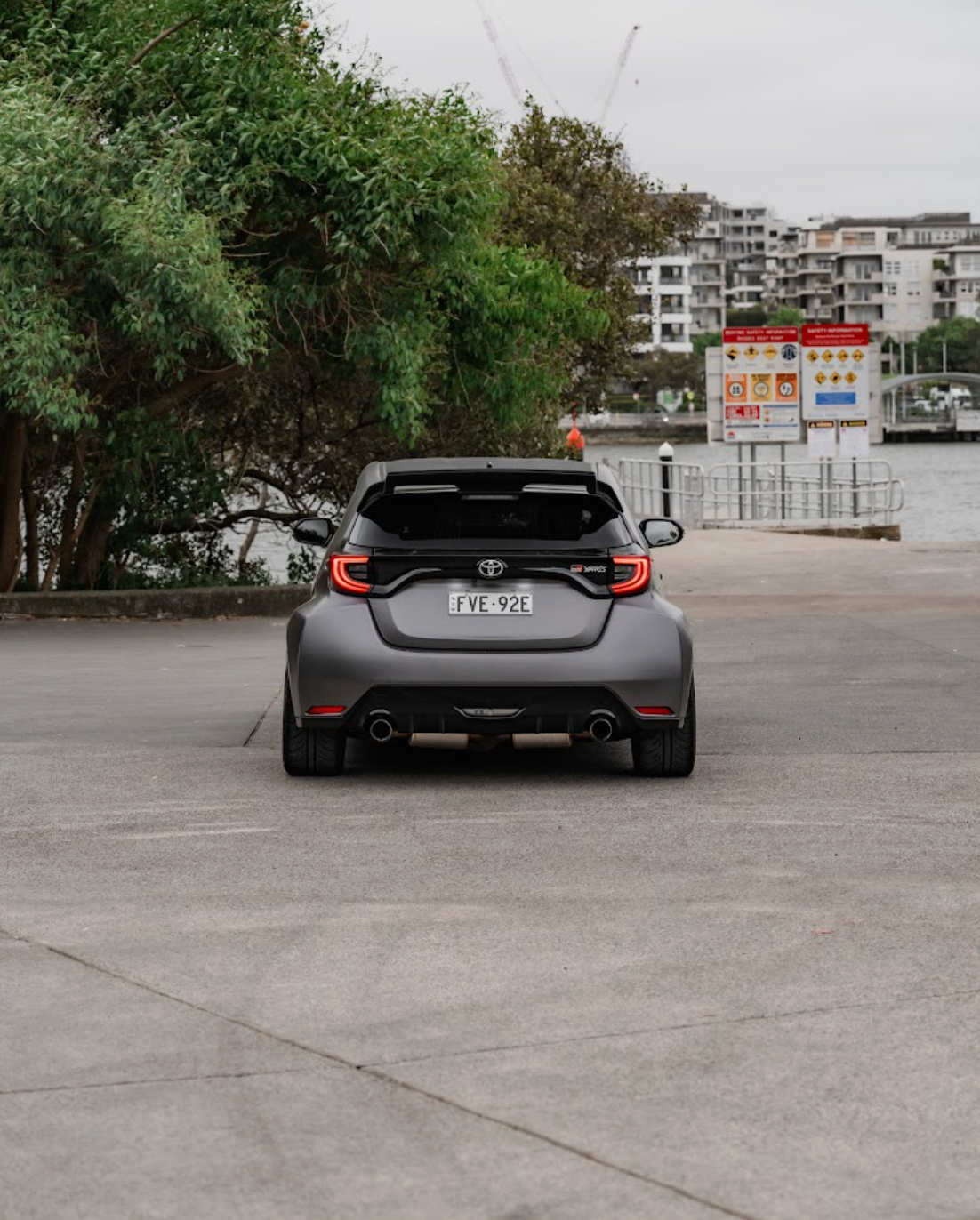 KUHL Style Wing Spoiler for 20+ Toyota GR Yaris MXPA12