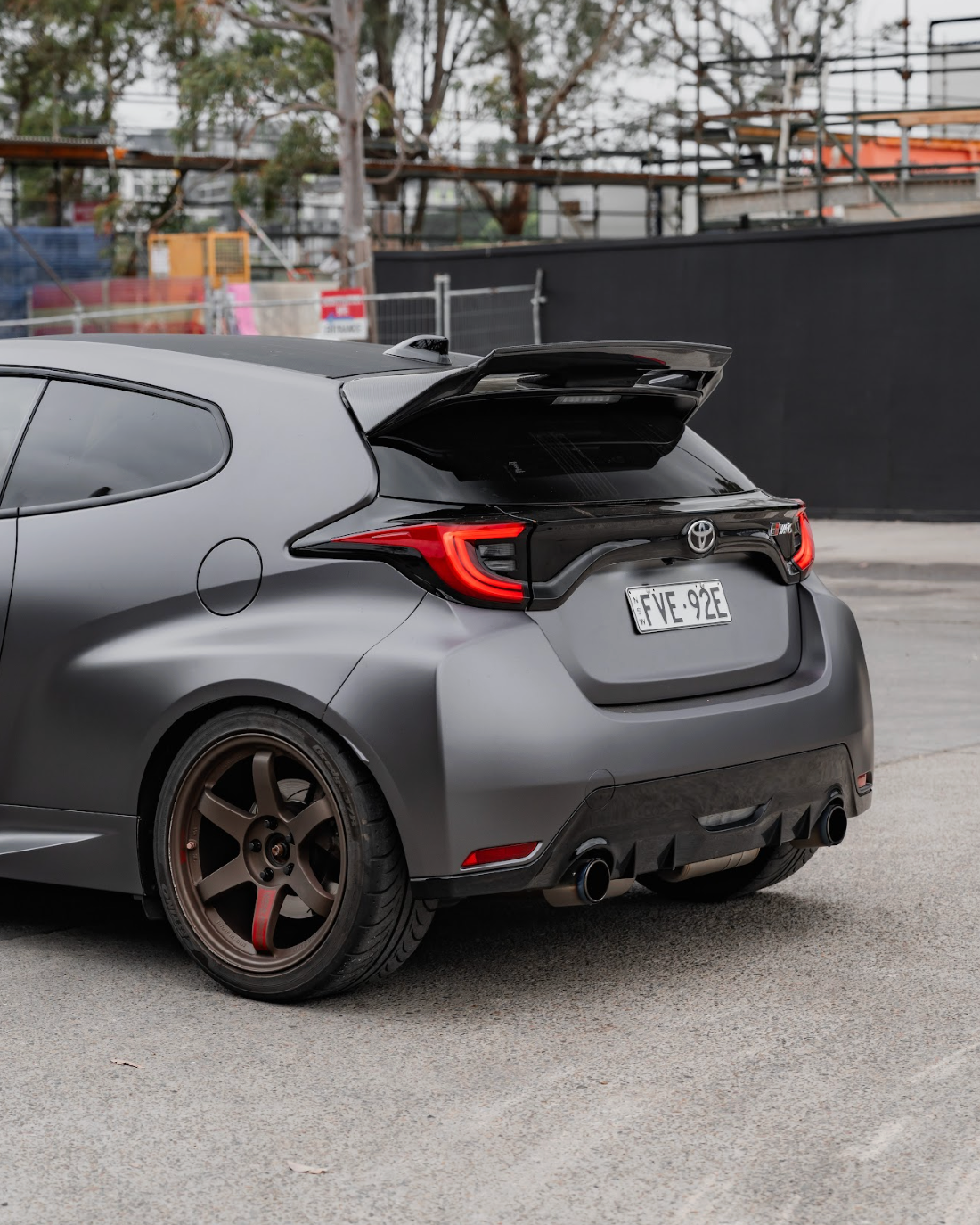 KUHL Style Wing Spoiler for 20+ Toyota GR Yaris MXPA12