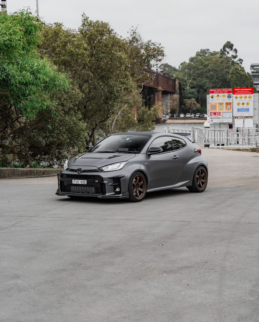 VRS-I Style Bonnet/Hood (Carbon Fibre) for 20+ Toyota GR Yaris MXPA12