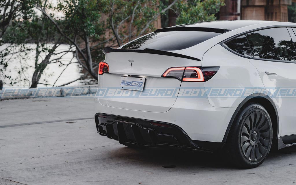 Euro Design V-Style Lip Spoiler for 21+ Tesla Model Y