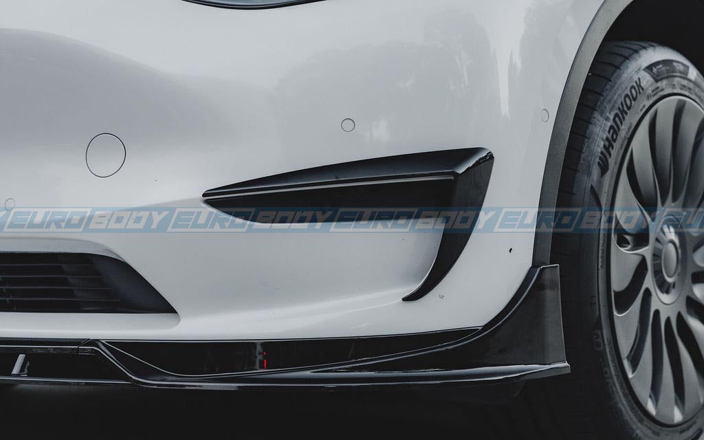 Fog Light Frame (Gloss Black) for 21+ Tesla Model Y