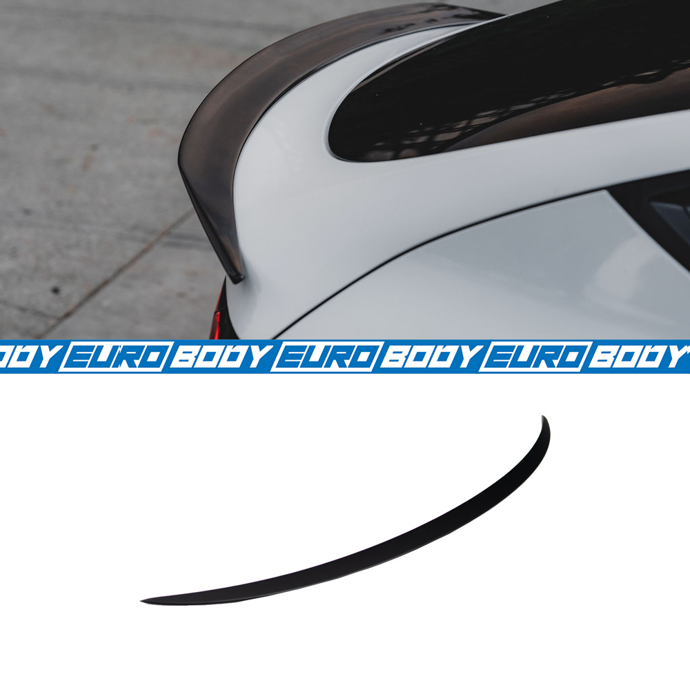 Euro Design Lip Spoiler (Gloss Black) for 21+ Tesla Model Y