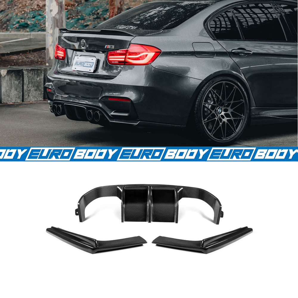 Vorsteiner Style Rear Diffuser for 14-20 BMW M3/M4 F80/F82