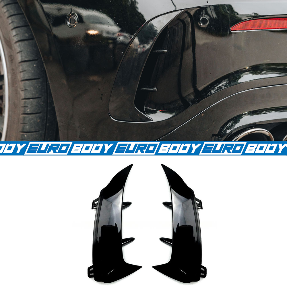 AMG Style Rear Vent Canards (Gloss Black) for 19+ Mercedes-Benz A-Class (AMG/AMG-Line) W177/V177