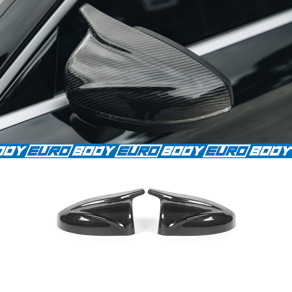 M-Style Mirror Caps (Carbon Fibre) (Replacement) for 13-20 Audi A3/S3/RS3 (Sedan/Hatch) 8V