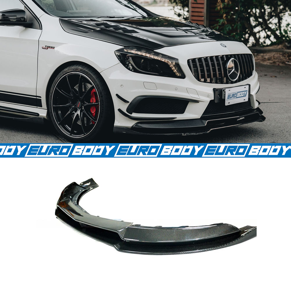 VRS Style Front Lip (Carbon Fibre) for 13-15 Mercedes-Benz A-Class (AMG/AMG-Line) W176