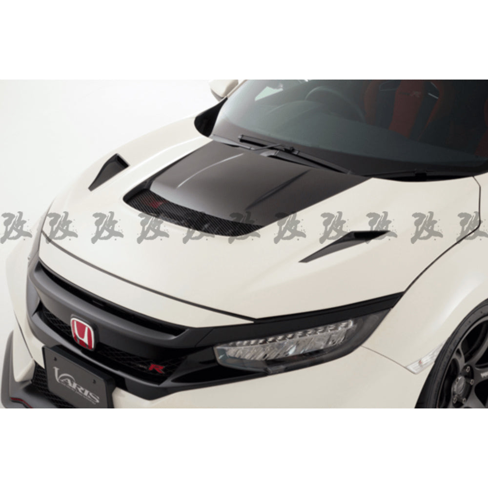 VRS-II Style Vented Bonnet for 18-22 Honda Civic Type R FK8
