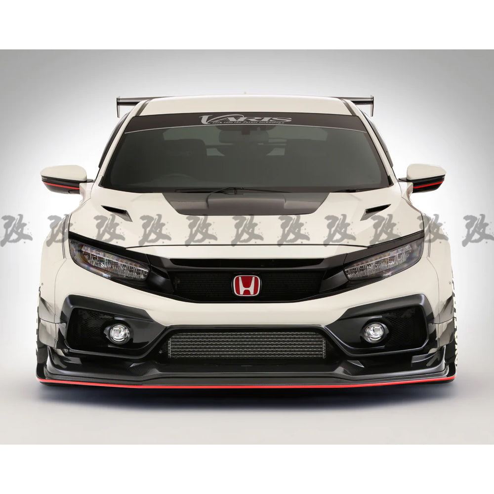 VRS-II Style Vented Bonnet for 18-22 Honda Civic Type R FK8