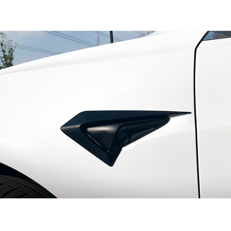 Side Indicator Frame (Gloss Black) for 19-23 Tesla Model 3