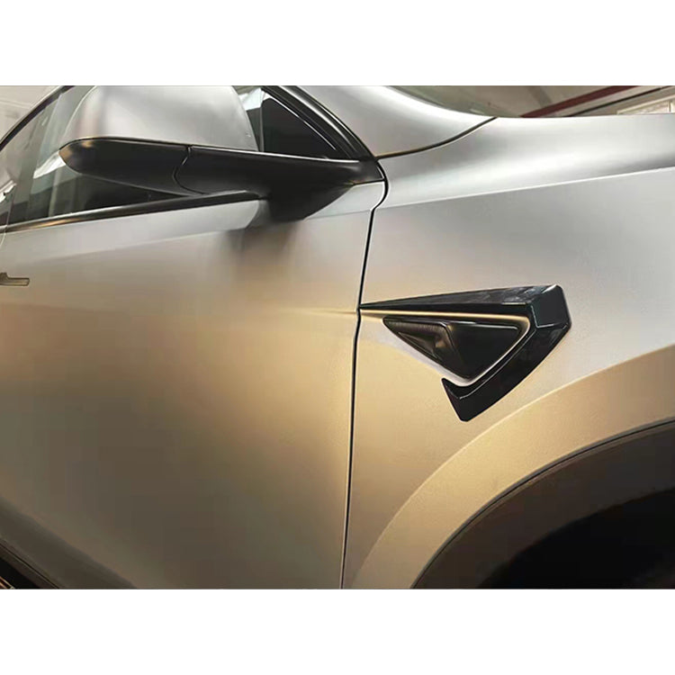 Side Indicator Frame (Gloss Black) for 21+ Tesla Model Y