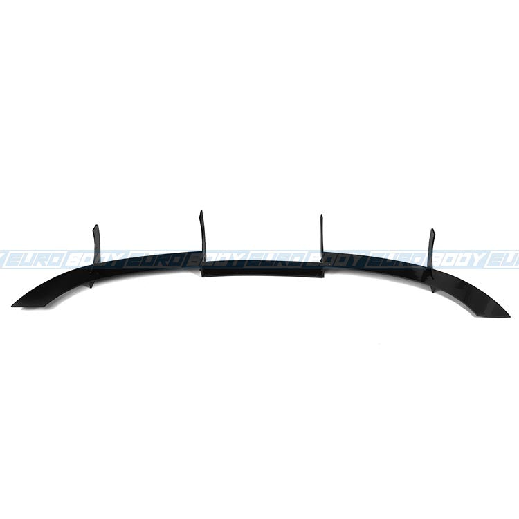 Euro Design Rear Diffuser (Gloss Black) for 05-09 Volkswagen Golf R32 MK5