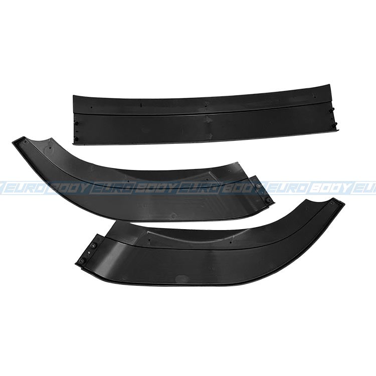 Euro Design Front Lip (Gloss Black) for 09-13 Volkswagen Golf R MK6