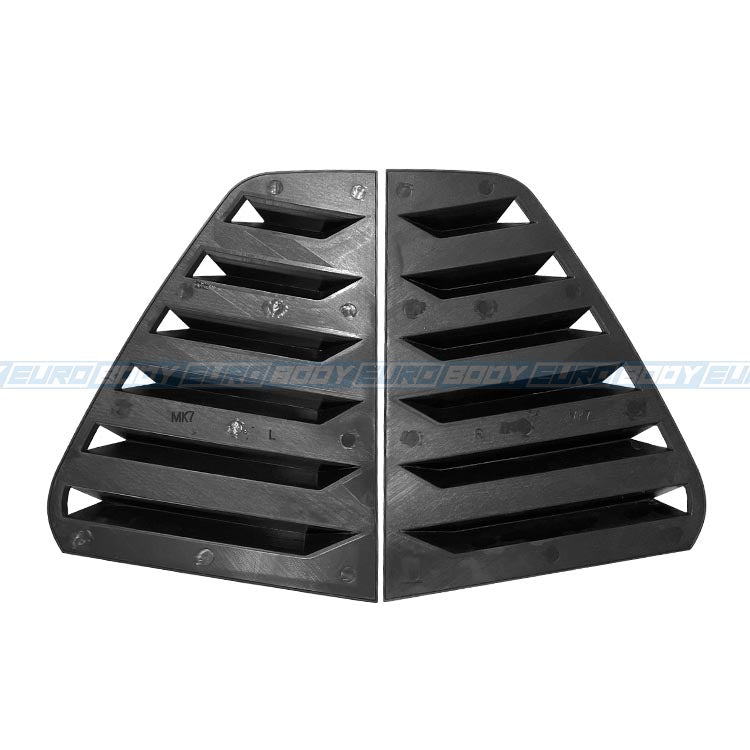 Window Louver (Gloss Black) for 12-20 Volkswagen Golf TSI/GTI/R-Line/R MK7/7.5