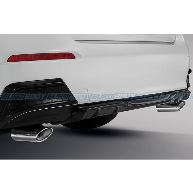 Modulo Style Rear Diffuser (Gloss Black) for 22+ Honda Civic FL1 11th Gen