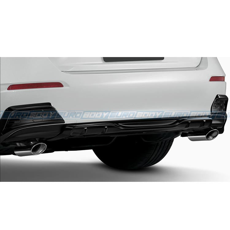 Modulo Style Rear Diffuser (Gloss Black) for 22+ Honda Civic FL1 11th Gen