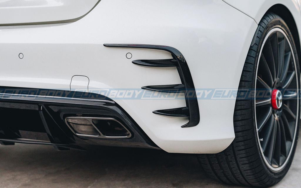 AMG Style Rear Canards for 13-18 Mercedes-Benz A-Class (AMG/AMG-Line) W176