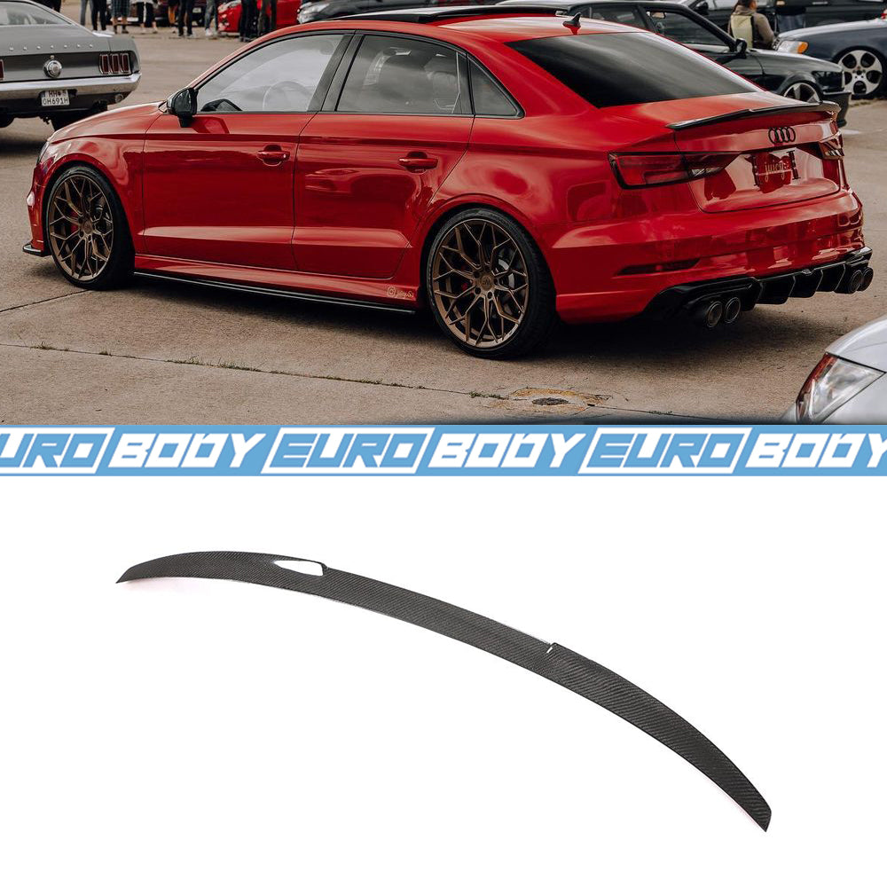 M4 Style Lip Spoiler for 13-20 Audi A3/S3/RS3 (Sedan) 8V