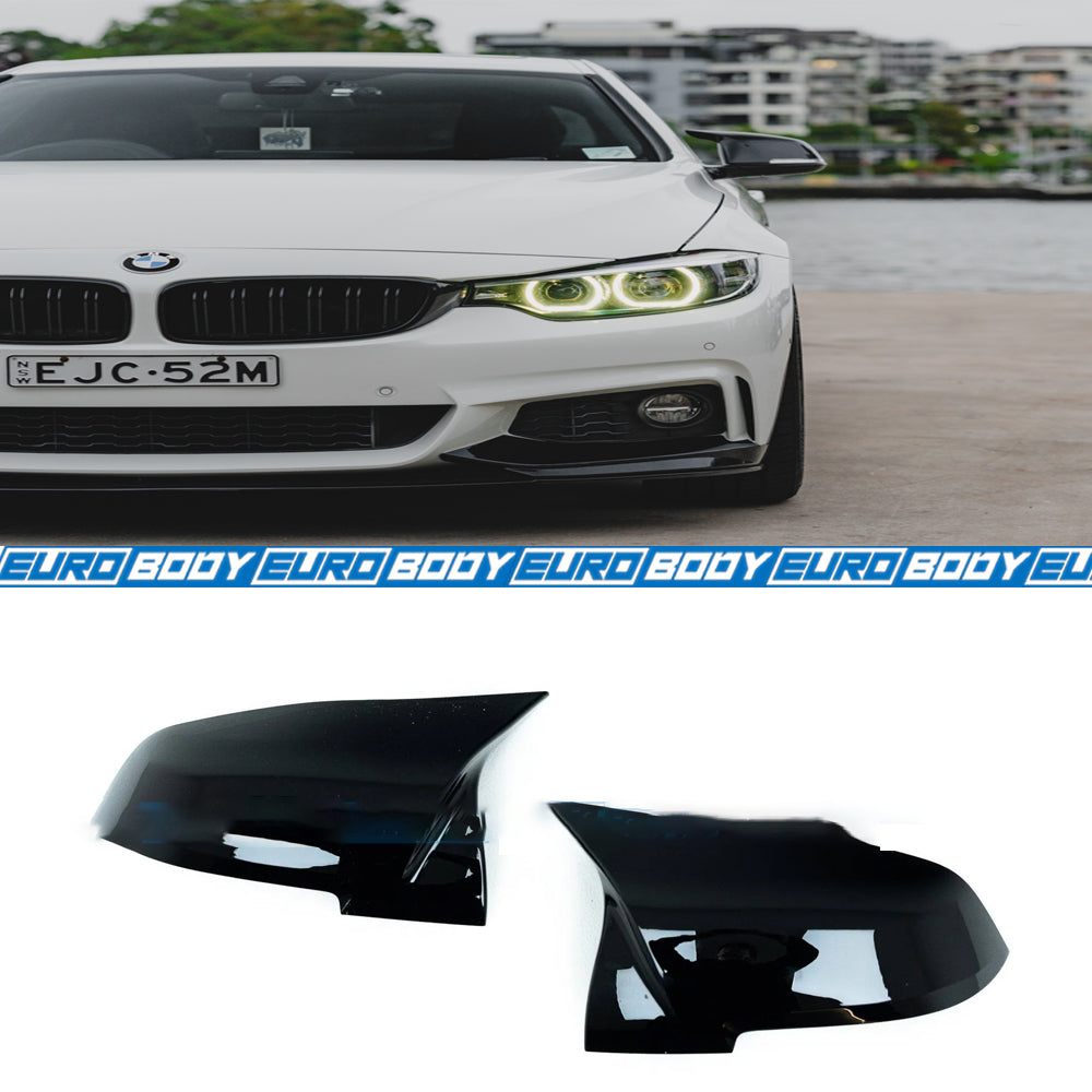 M-Style Mirror Caps (Gloss Black) (Replacement) for 12-18 BMW 4 Series F32/F33/F36/BMW