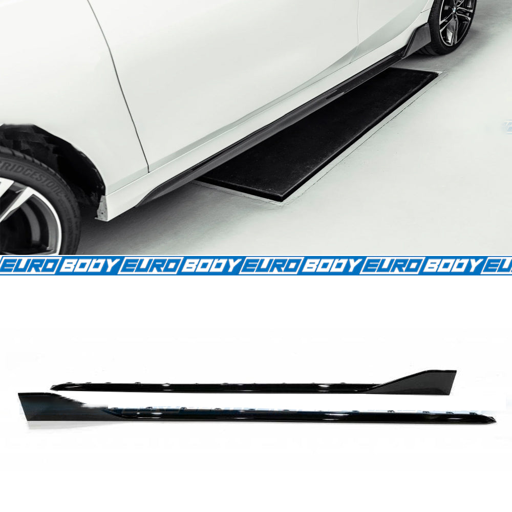 M-Performance Style Side Skirts (Gloss Black) for 19-23 BMW 1 Series F40