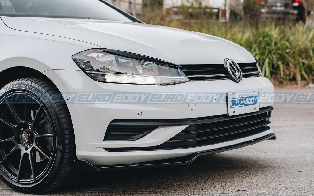 Max Style Front Lip (Gloss Black) for 12-20 Volkswagen Golf TSI/TDI MK7/7.5