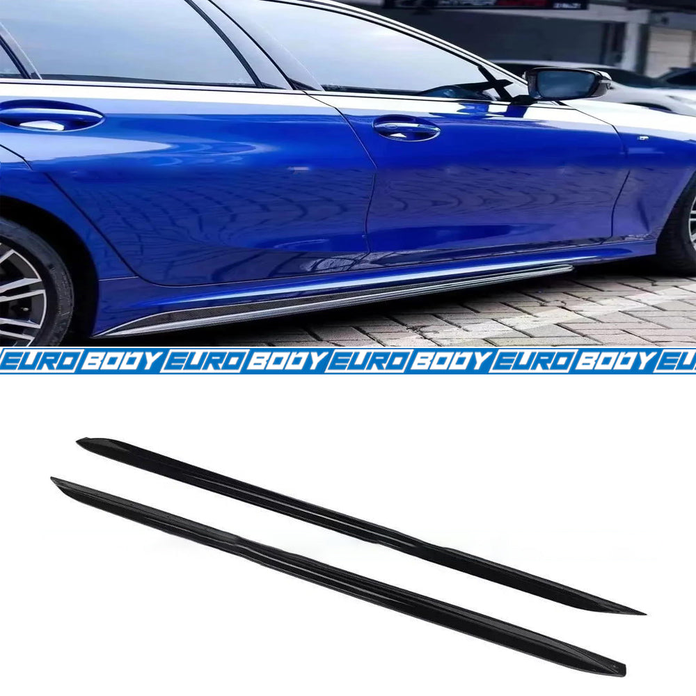 M-Performance Style Side Skirts (Gloss Black) for 19+ BMW 3 Series G20