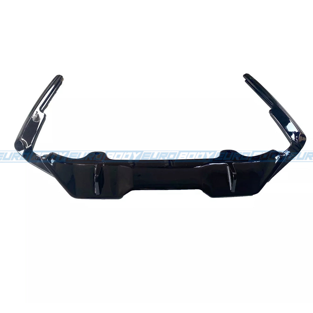 Euro Design Rear Diffuser (Gloss Black) for 19-23 BMW 2 Series (Gran Coupe) F44 (M-Sport)