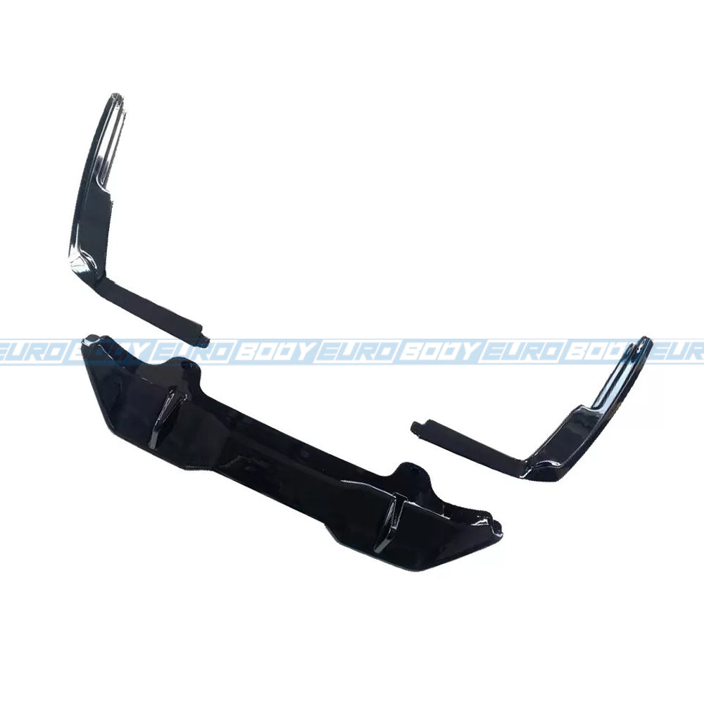 Euro Design Rear Diffuser (Gloss Black) for 19-23 BMW 2 Series (Gran Coupe) F44 (M-Sport)