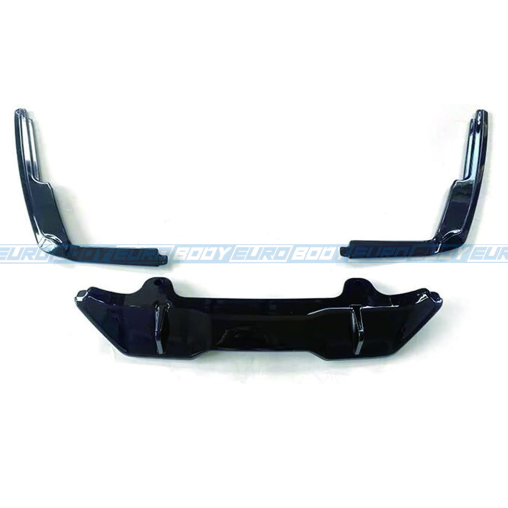 Euro Design Rear Diffuser (Gloss Black) for 19-23 BMW 2 Series (Gran Coupe) F44 (M-Sport)