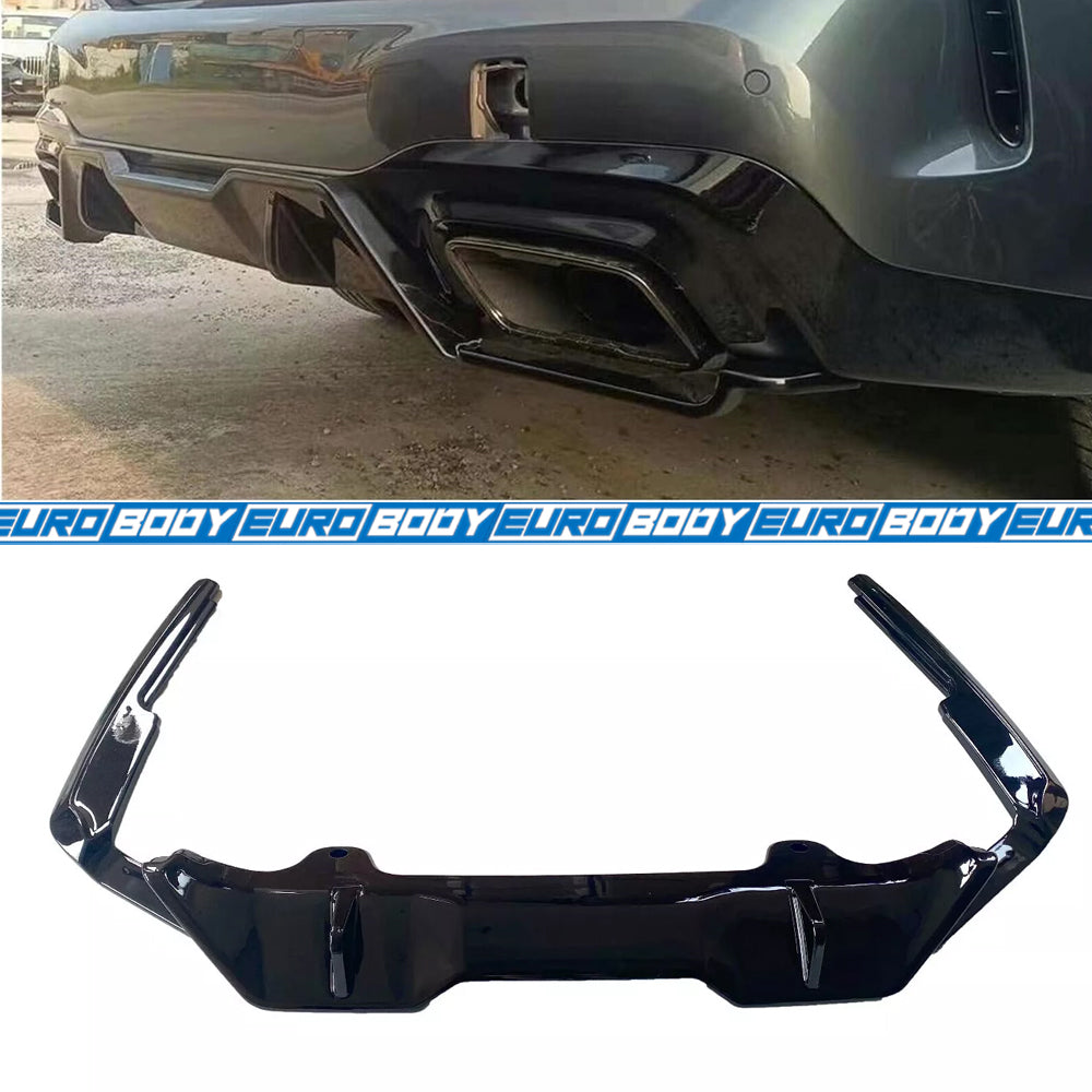 Euro Design Rear Diffuser (Gloss Black) for 19-23 BMW 2 Series (Gran Coupe) F44 (M-Sport)