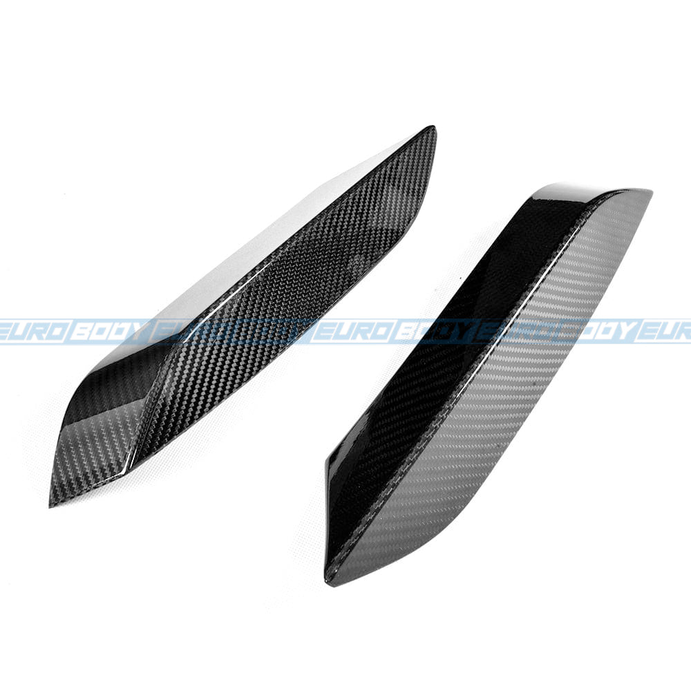 Euro Design Front Top Canards (Carbon Fibre) for 14-19 BMW M3/M4 F80/F82