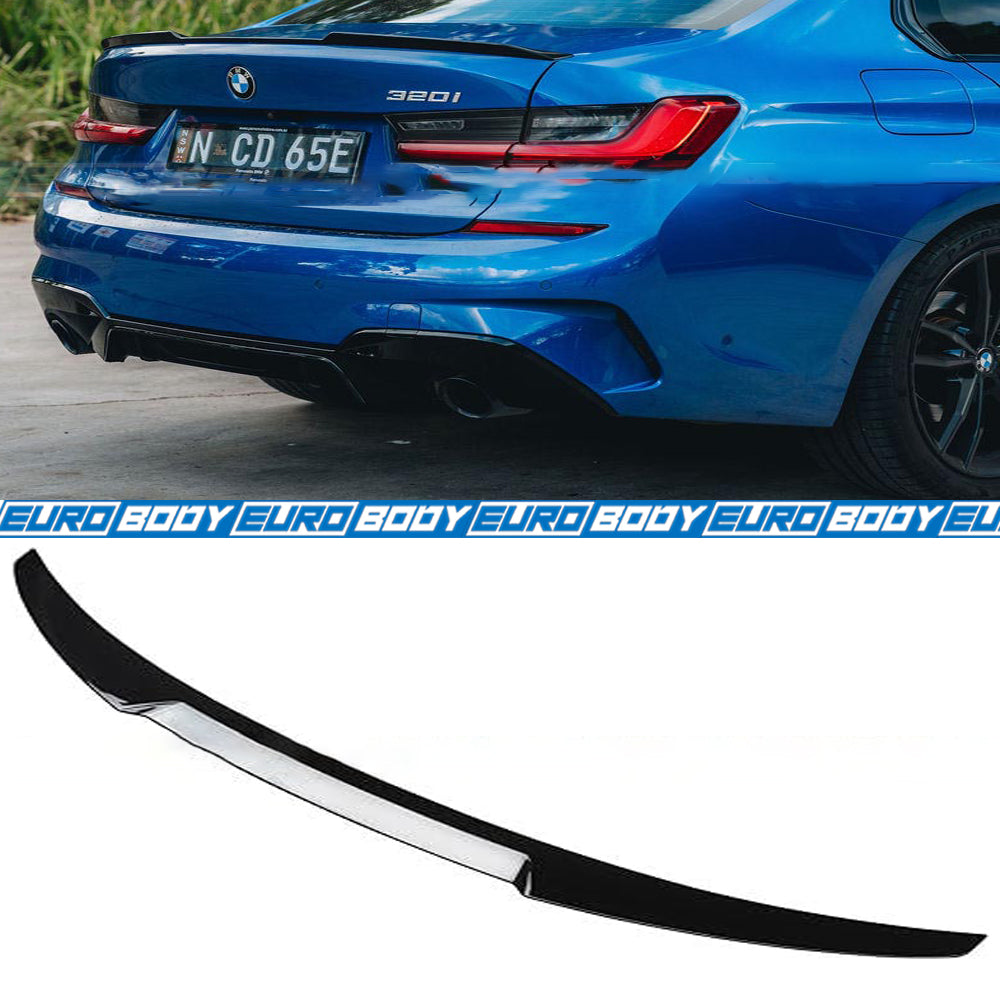 M3 Style Lip Spoiler (Gloss Black) for 19+ BMW 3 Series G20