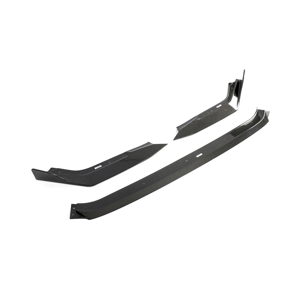 Euro Design Front Splitter (3 Piece) (Carbon Fibre) for 23+ Honda Civic Type R FL5