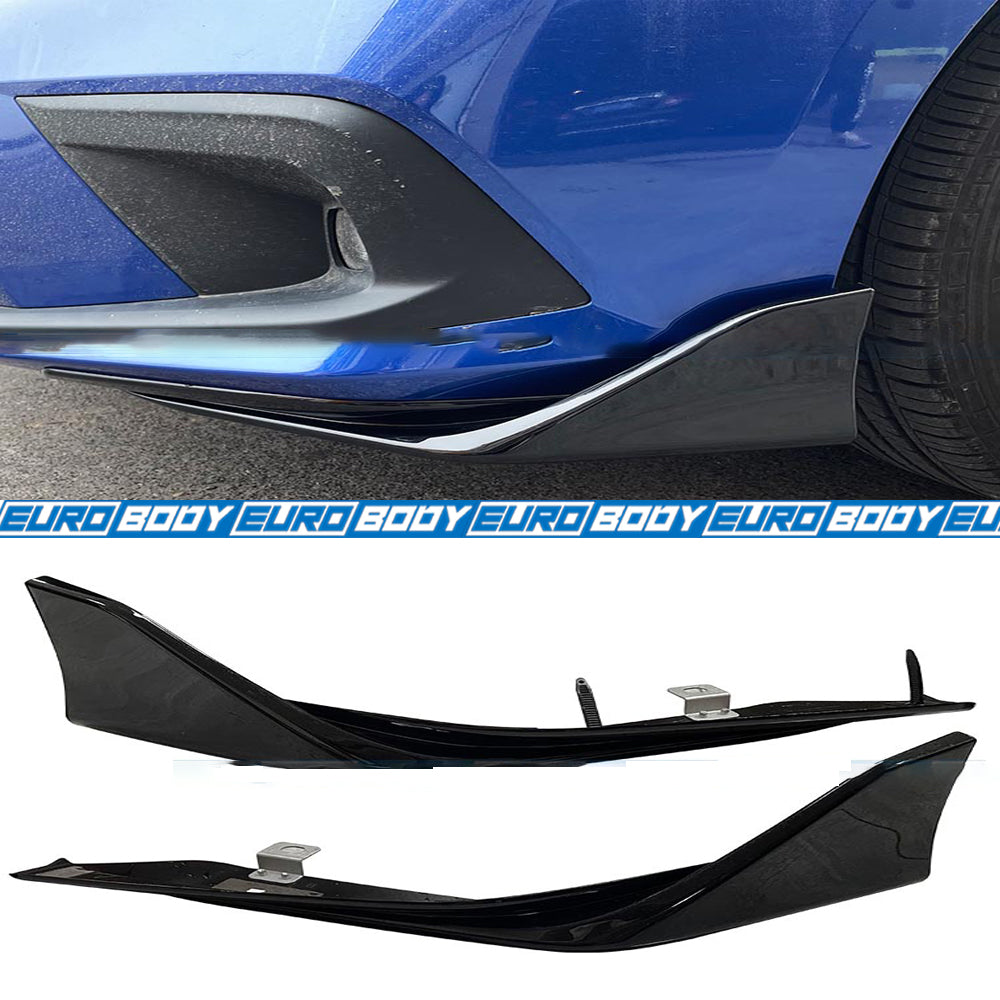 Modulo Style Front Pods (Gloss Black) for 22+ Honda Civic FL1 11th Gen