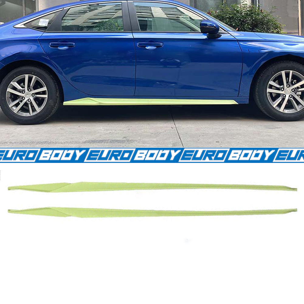 Aero Style Side Skirts (Gloss Black) for 22+ Honda Civic FL1 11th Gen