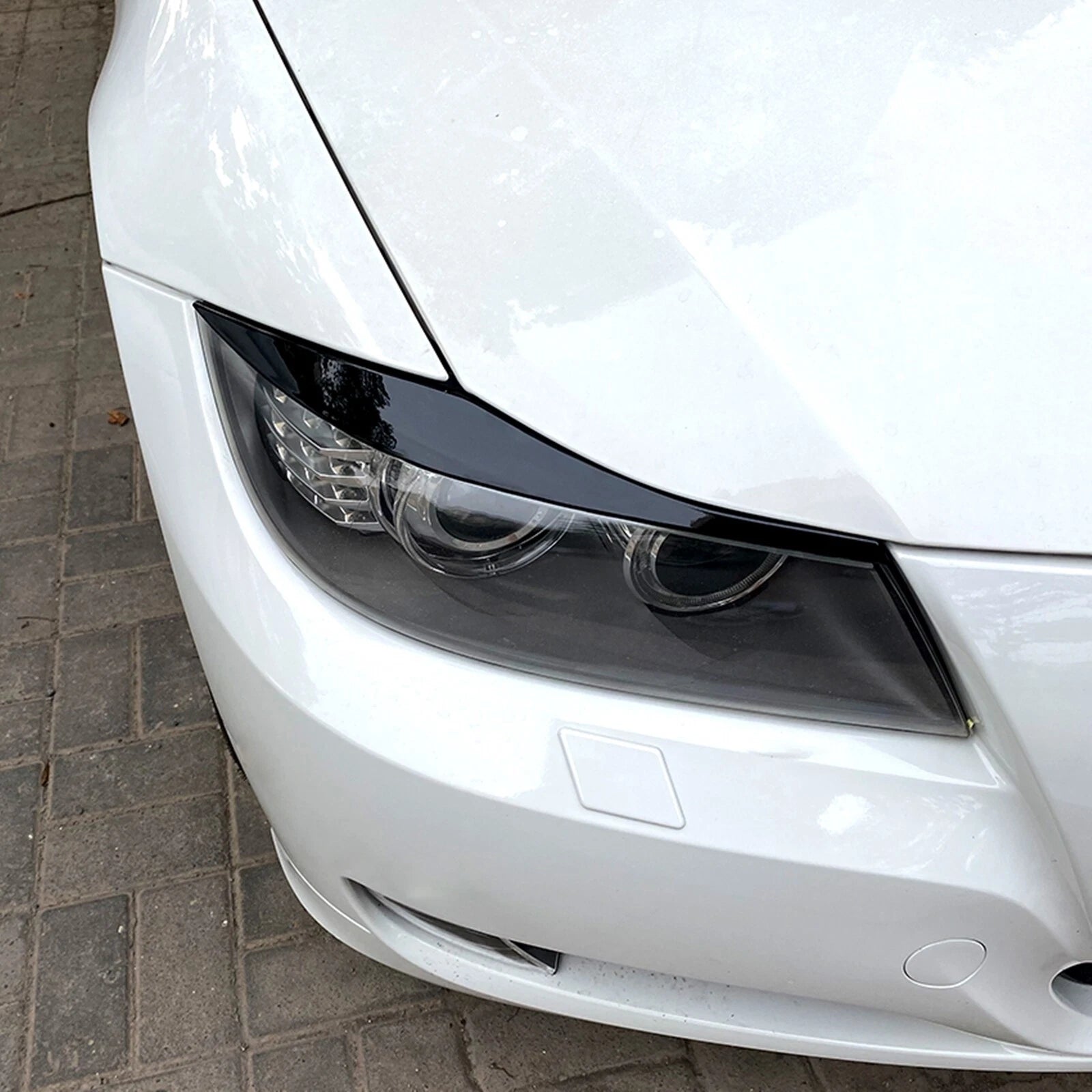 Light Brow (Gloss Black) for 05-12 BMW 3 Series E90