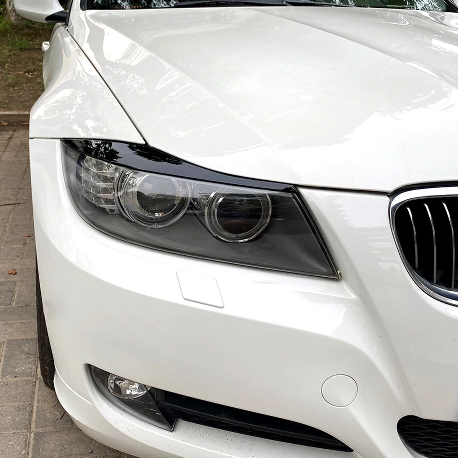Light Brow (Gloss Black) for 05-12 BMW 3 Series E90