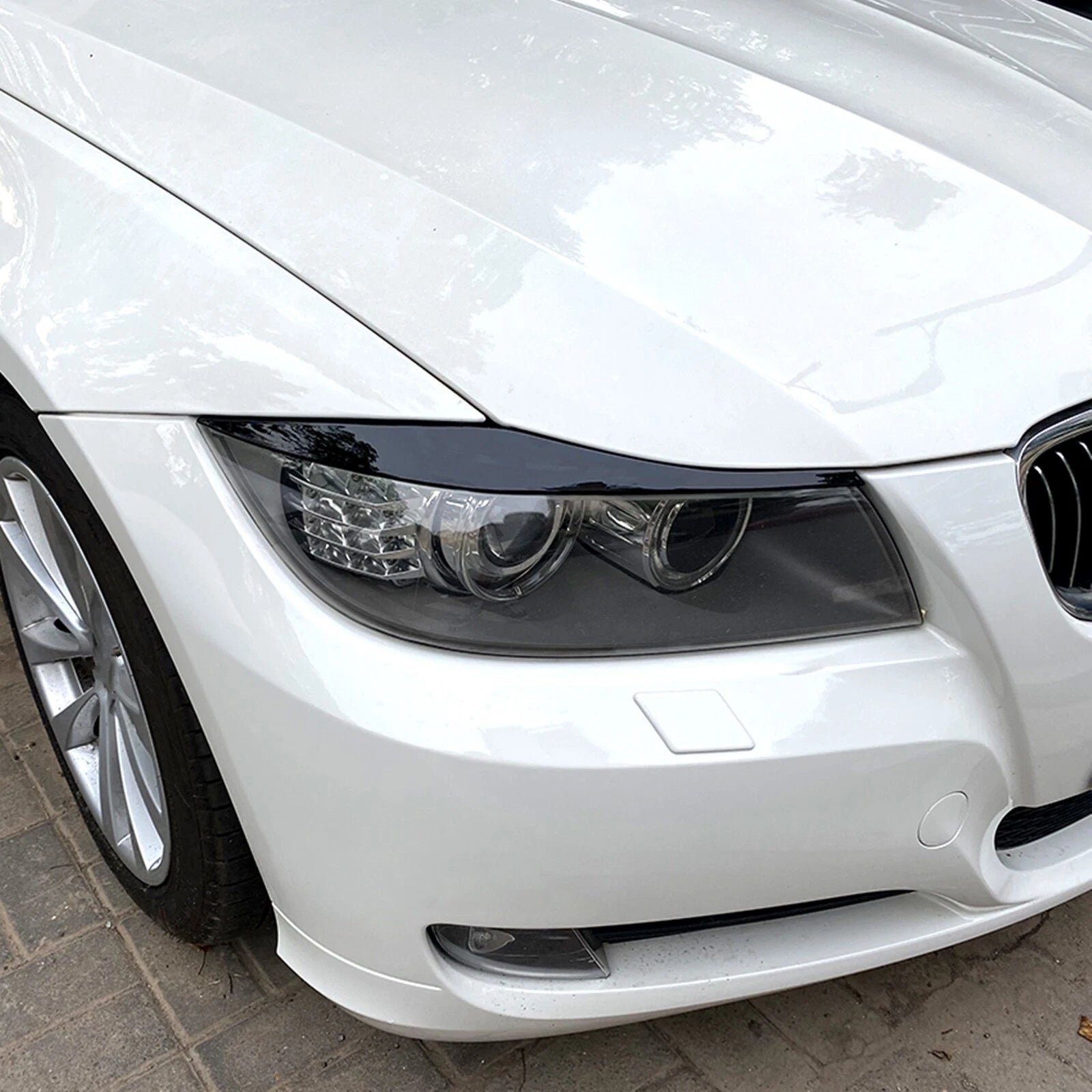 Light Brow (Gloss Black) for 05-12 BMW 3 Series E90