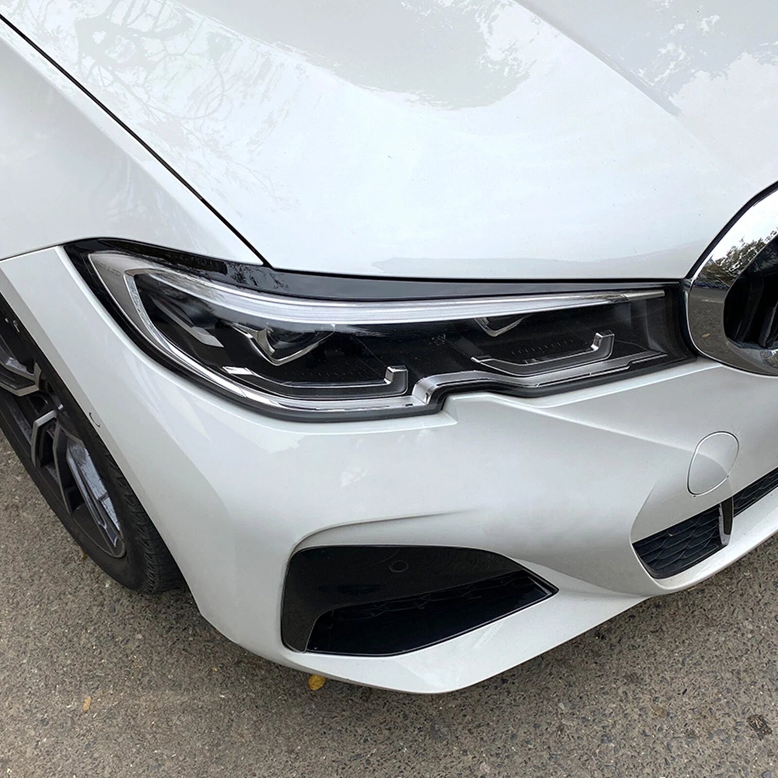 Light Brow (Gloss Black) for 19-22 BMW 3 Series G20/G21 Pre-LCI