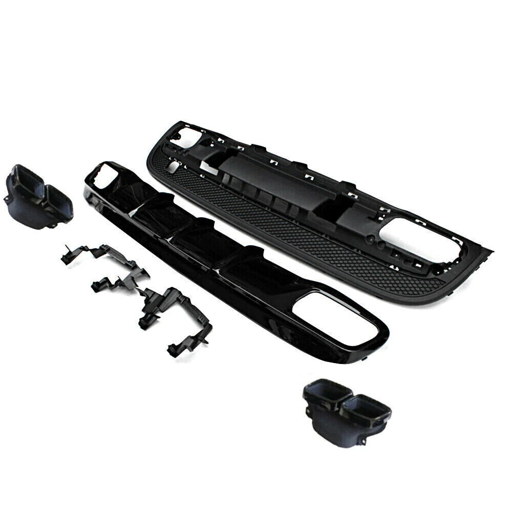 GLA45 (AMG) Style Rear Diffuser for 13-19 Mercedes-Benz GLA-Class (AMG-Line) X156