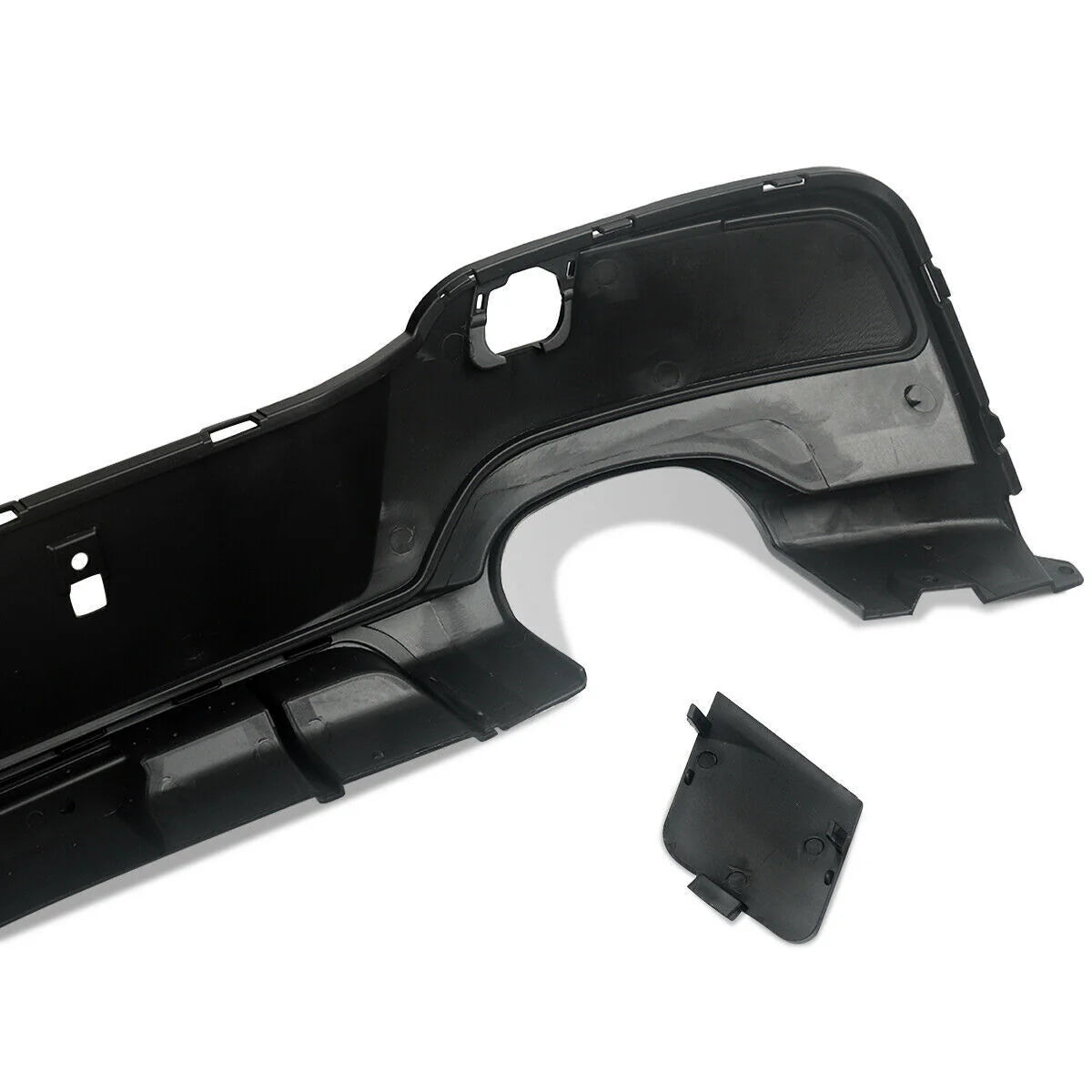 M-Performance Style Rear Diffuser with LED (Gloss Black) for 11-14 BMW 1 Series F20 (M-Sport) Pre-LCI