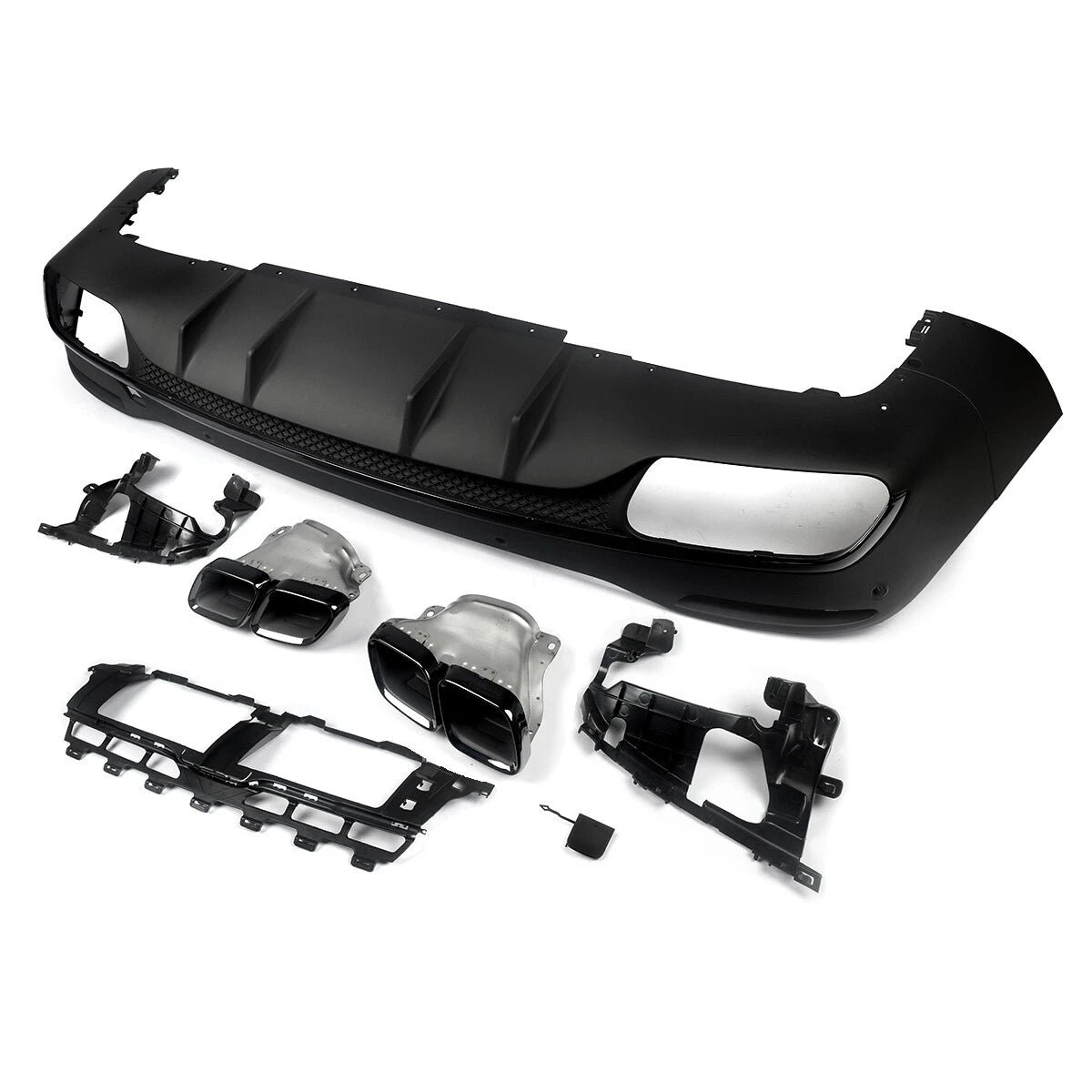 GLE63S (AMG) Style Rear Diffuser (Gloss Black) for 20+ Mercedes-Benz GLE-Class (GLE53/AMG-Line) W167