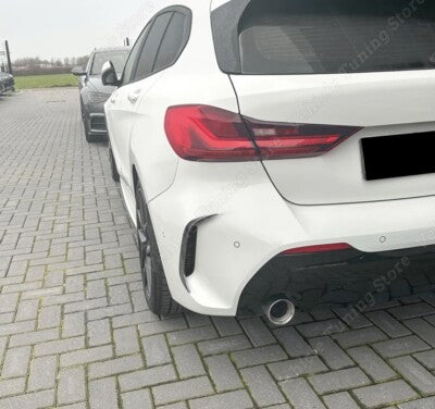 Euro Design Rear Canards (Gloss Black) for 19+ BMW 1 Series F40 (M-Sport)