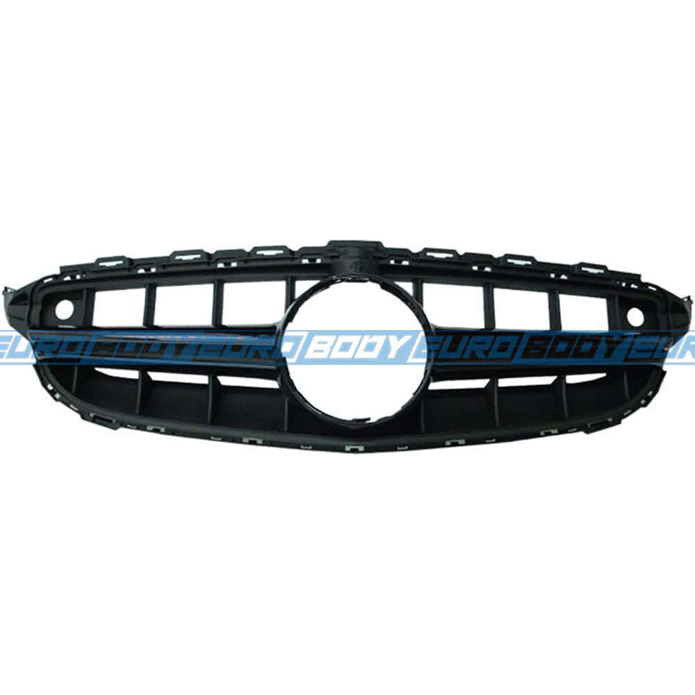 Euro Design Front Grill (Gloss Black) for 15-18 Mercedes-Benz C-Class (Sedan/Coupe) W205/C205